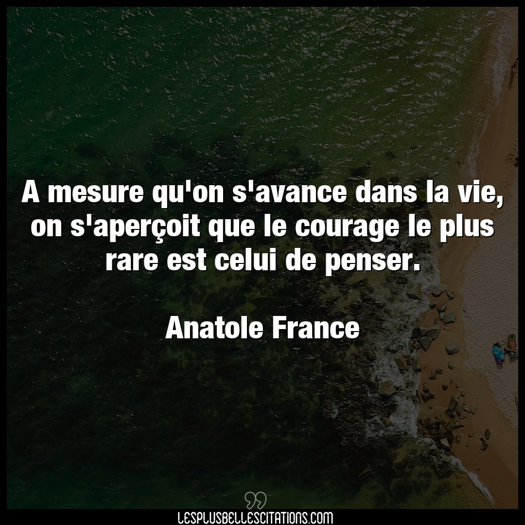 A mesure qu’on s’avance dans la vie, on s’ape