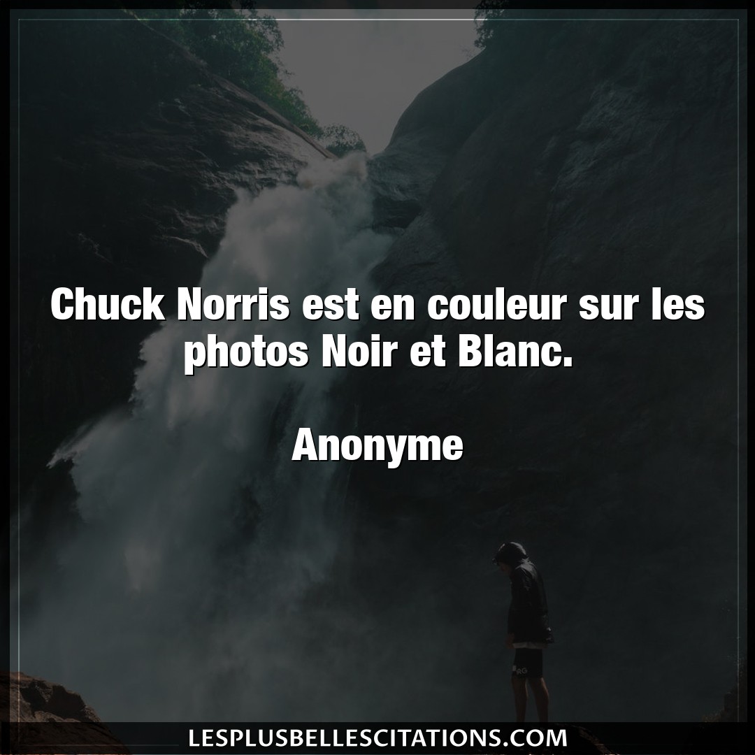 Chuck Norris est en couleur sur les photos No