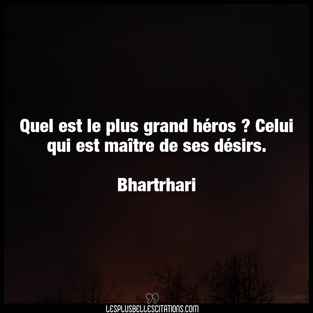 Quel est le plus grand héros ? Celui qui est