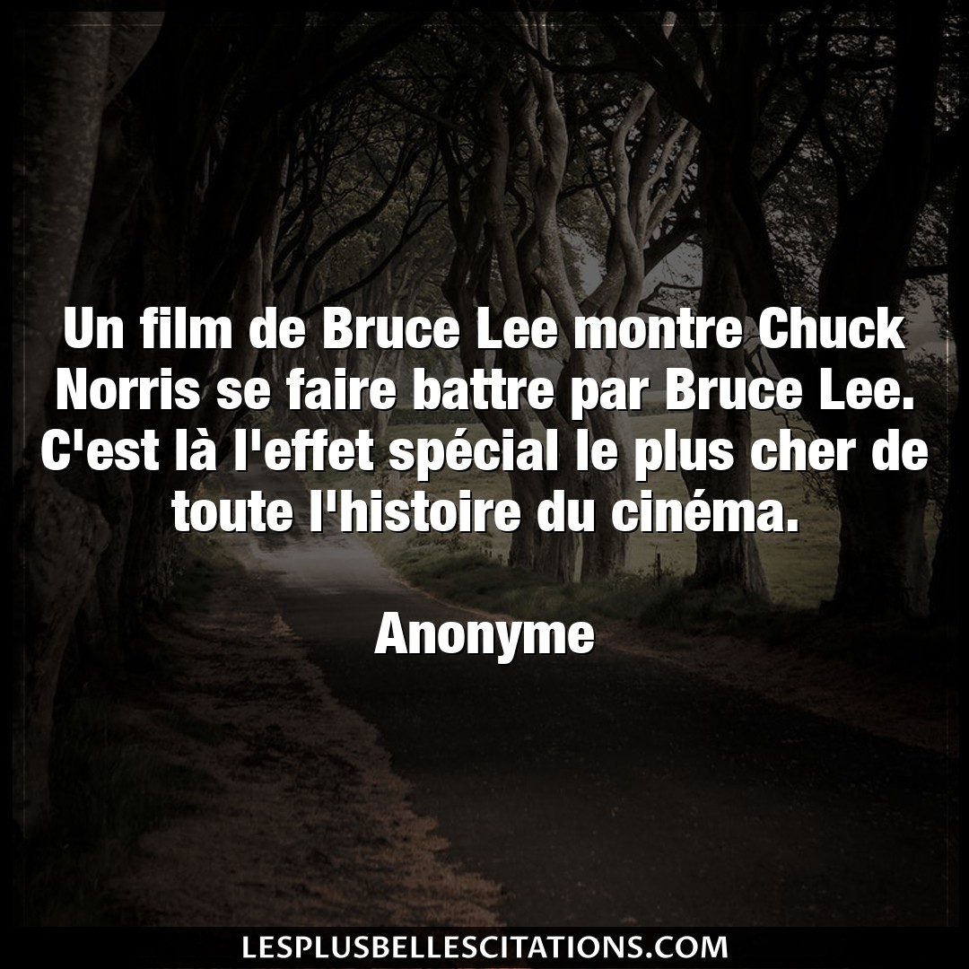 Un film de Bruce Lee montre Chuck Norris se f